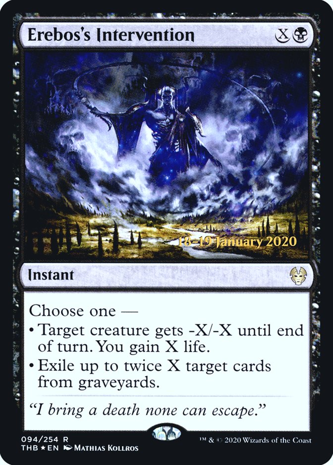 Erebos's Intervention [94s] [Theros Beyond Death Promos] [Foil]