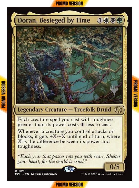 Doran, Besieged by Time [215p] [Promo Pack] [Lorwyn Eclipsed: Promos] [Non-Foil]