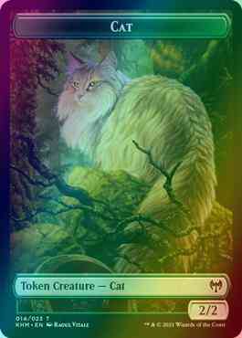 Cat Token (14) // Treasure Token (19) [Kaldheim Tokens] [Foil]