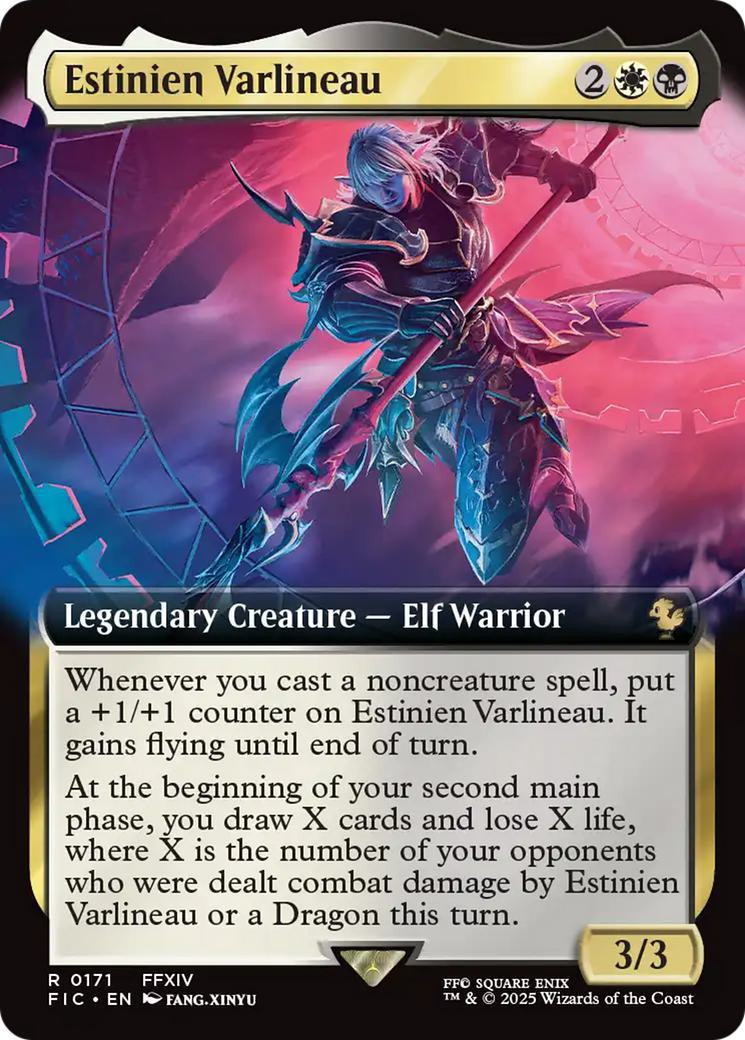 Estinien Varlineau [171] [Extended Art] [FINAL FANTASY: Commander] [Non-Foil]