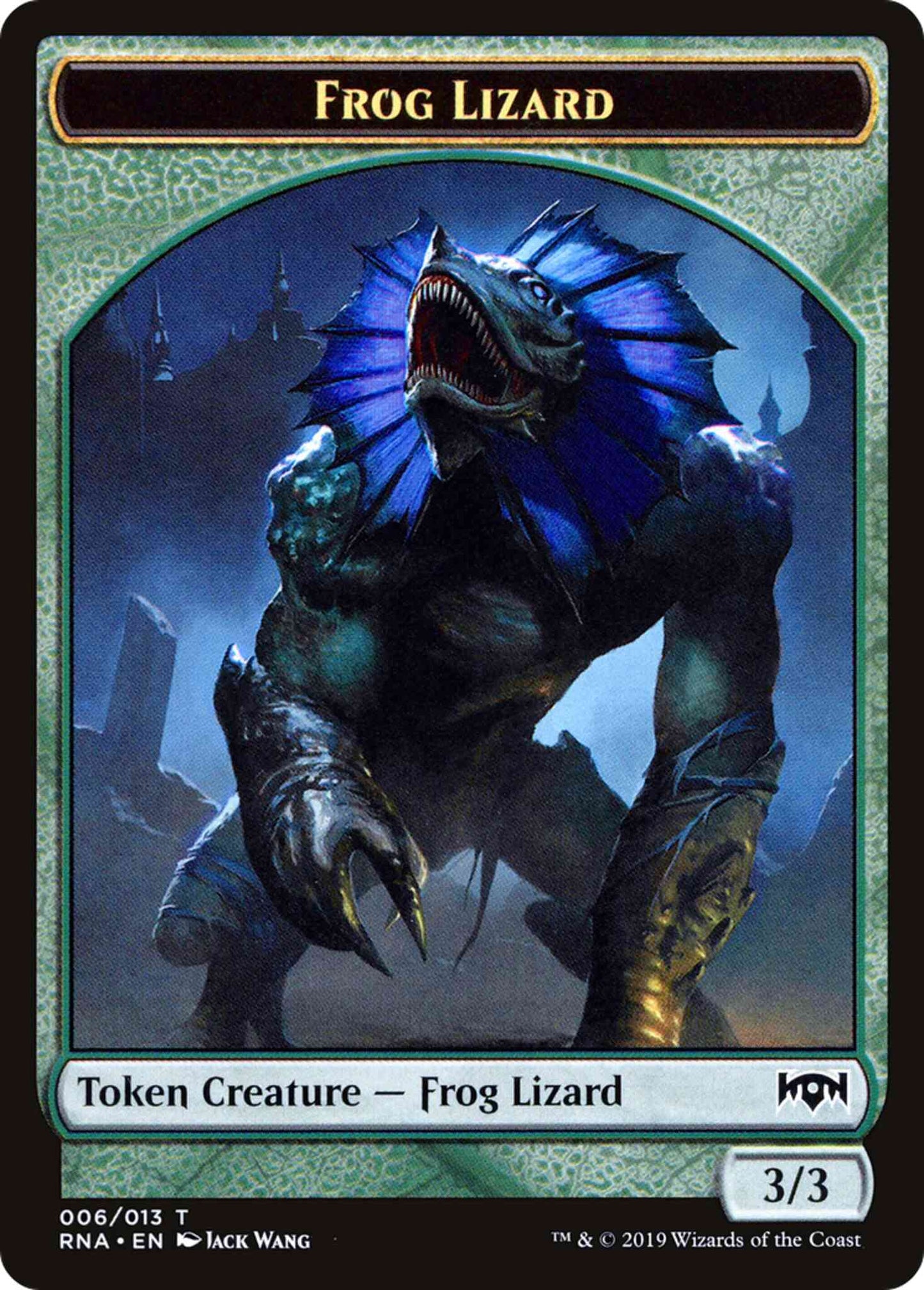 Frog Lizard Token (06) // Ooze Token (09) [RNA Guild Kit Tokens] [Non-Foil]