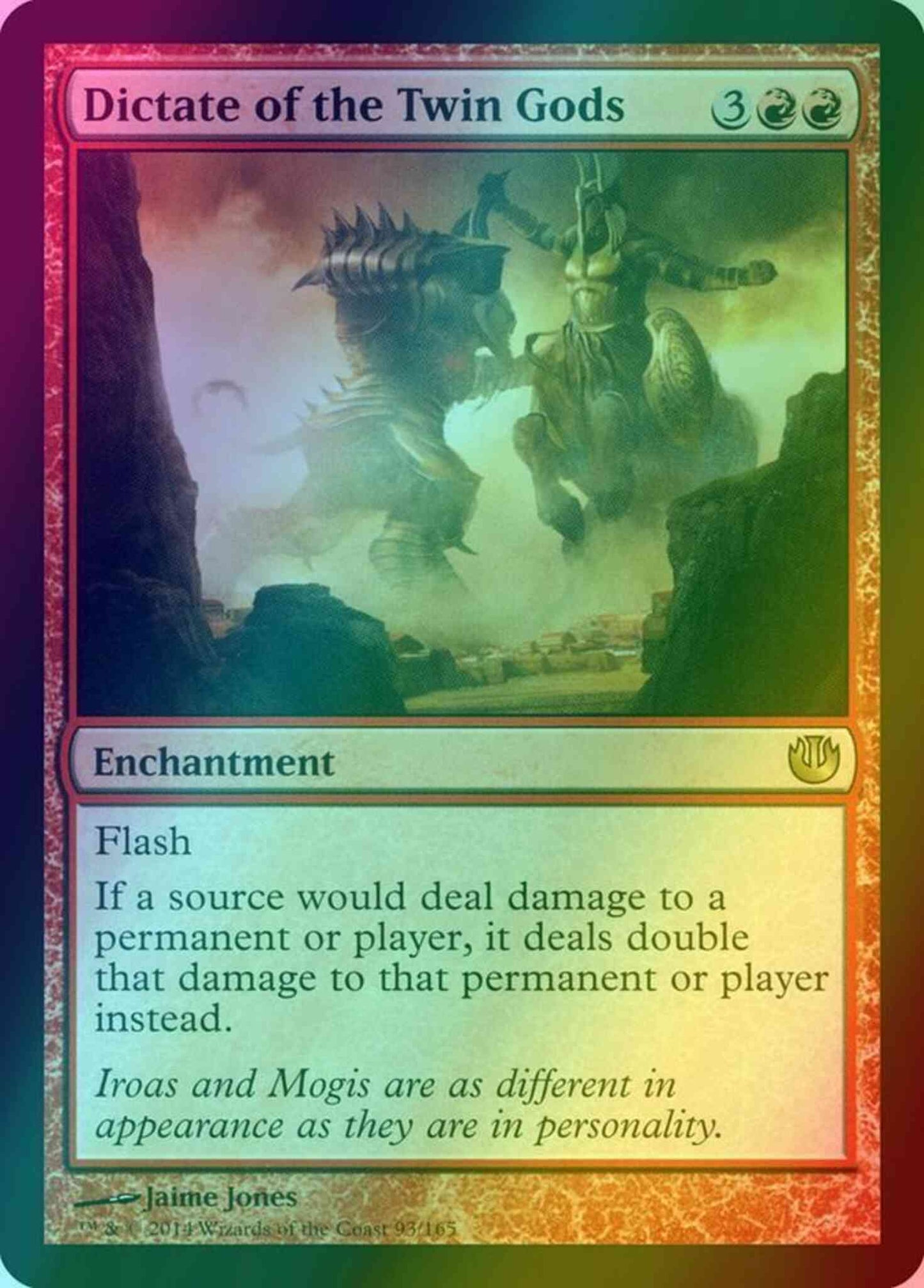 Dictate of the Twin Gods [93] [Journey into Nyx] [Foil]