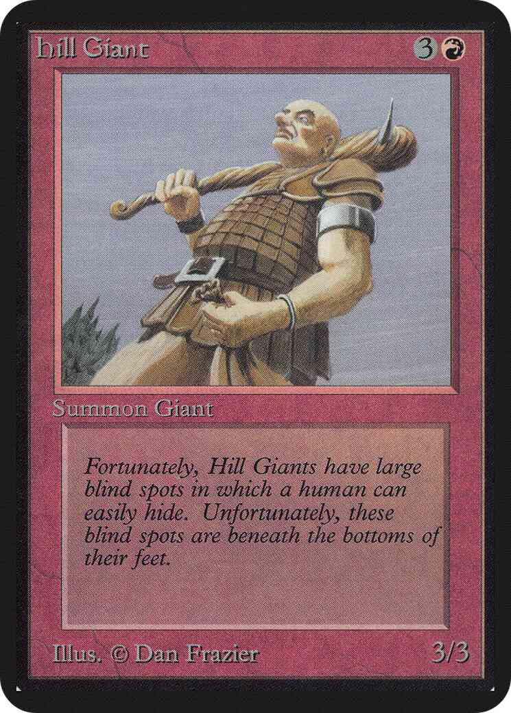 Hill Giant [157] [Limited Edition Alpha] [Non-Foil]