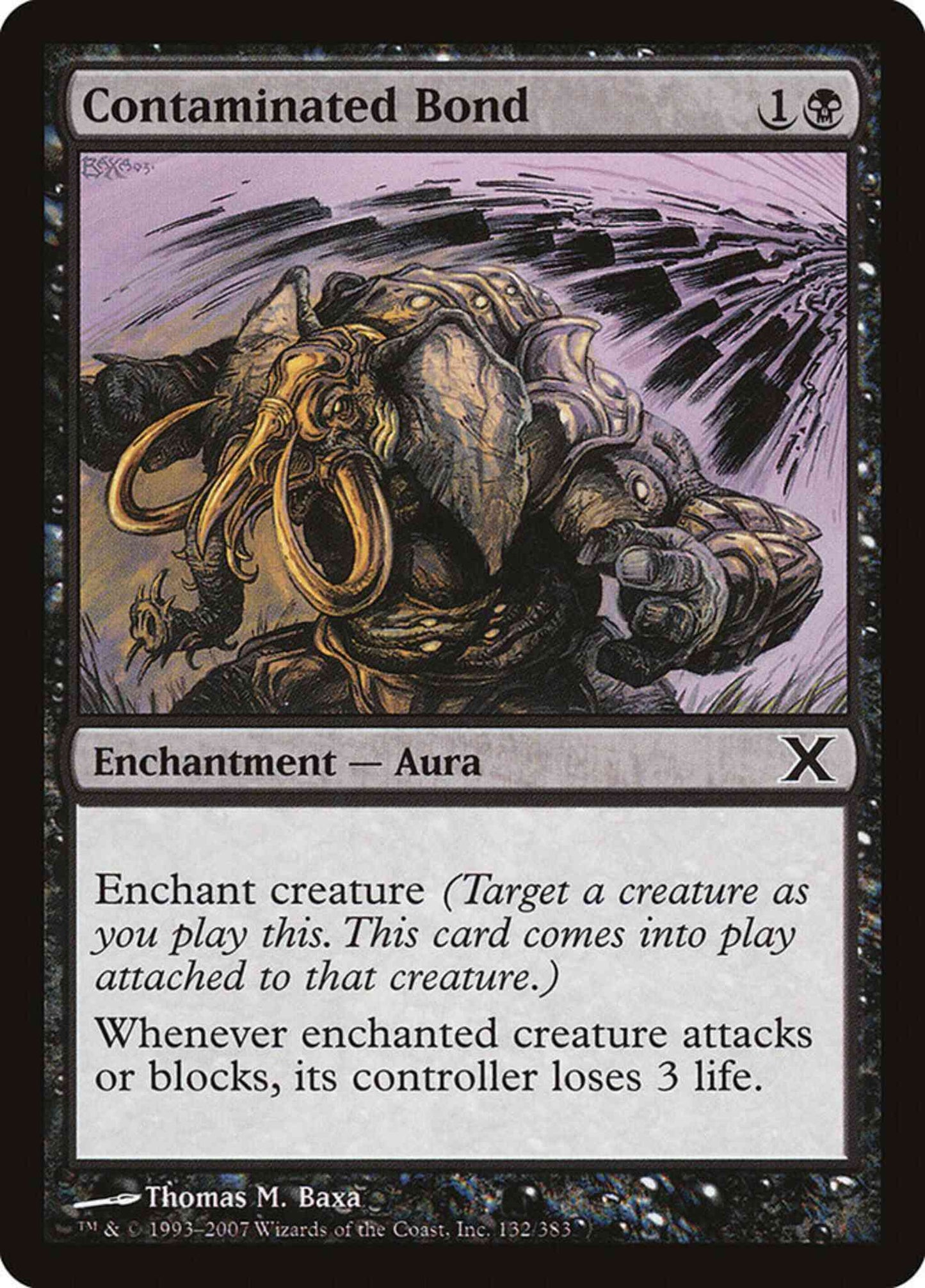 Contaminated Bond [132] [Tenth Edition] [Non-Foil]