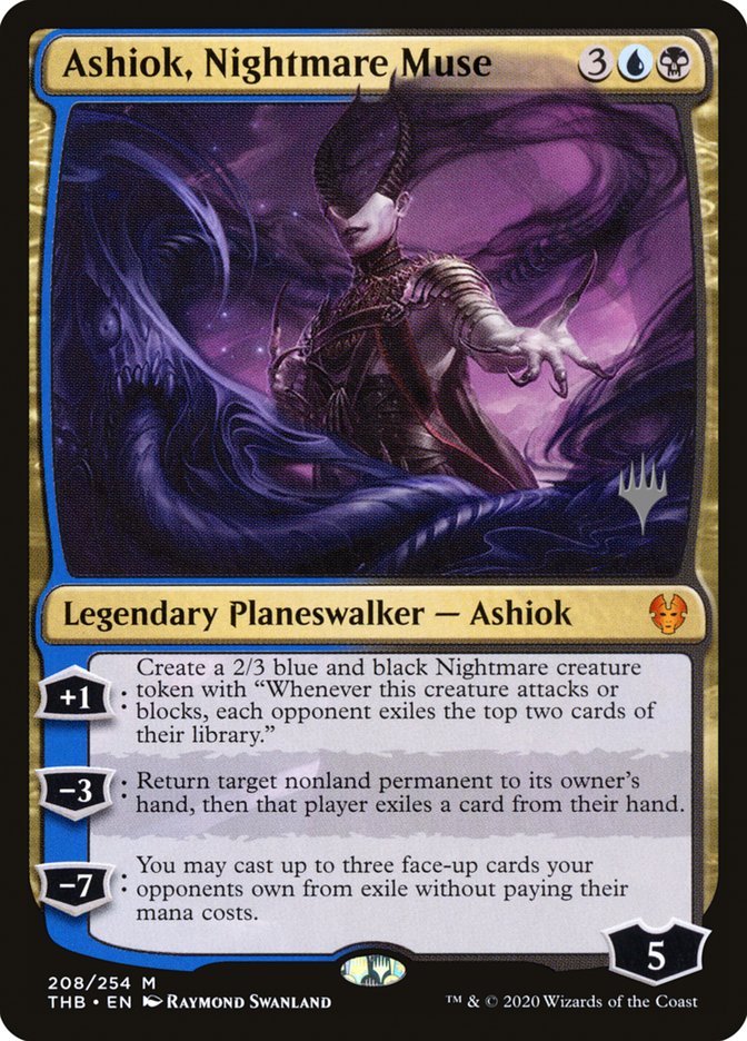 Ashiok, Nightmare Muse [208p] [Promo Pack] [Theros Beyond Death Promos] [Non-Foil]