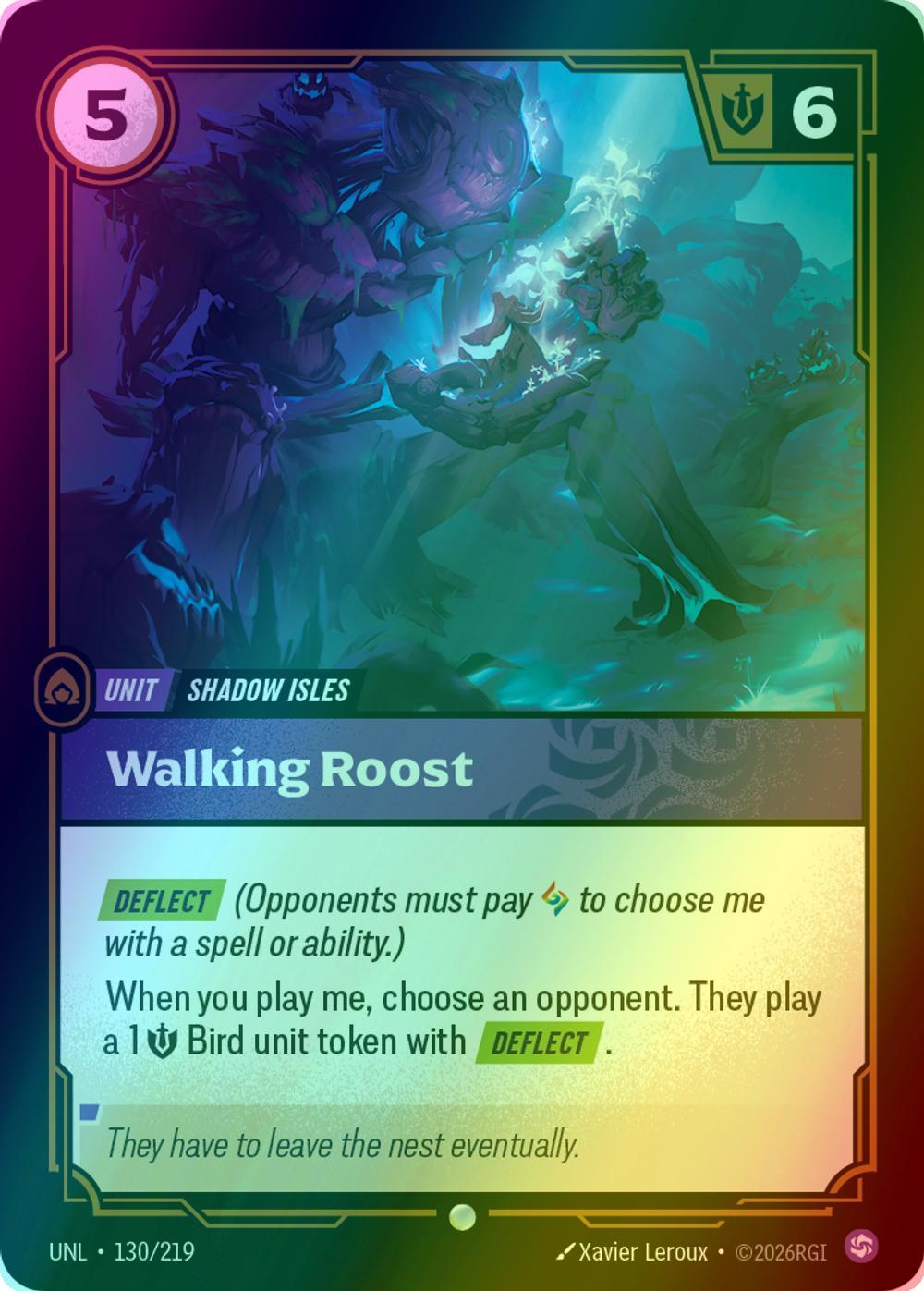 Walking Roost - 130/219 [Unleashed] [Foil]