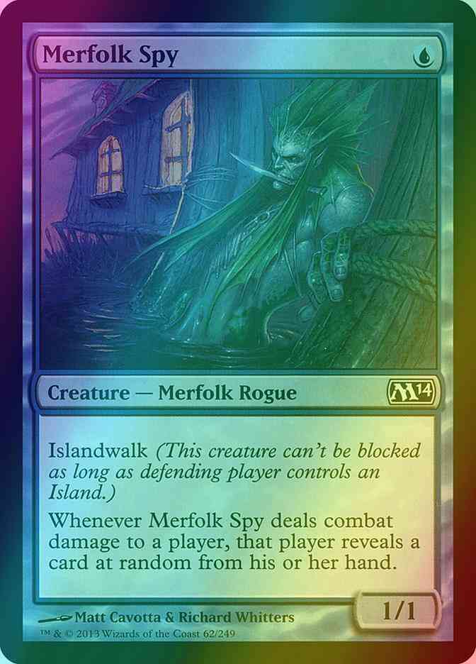 Merfolk Spy [62] [Magic 2014] [Foil]