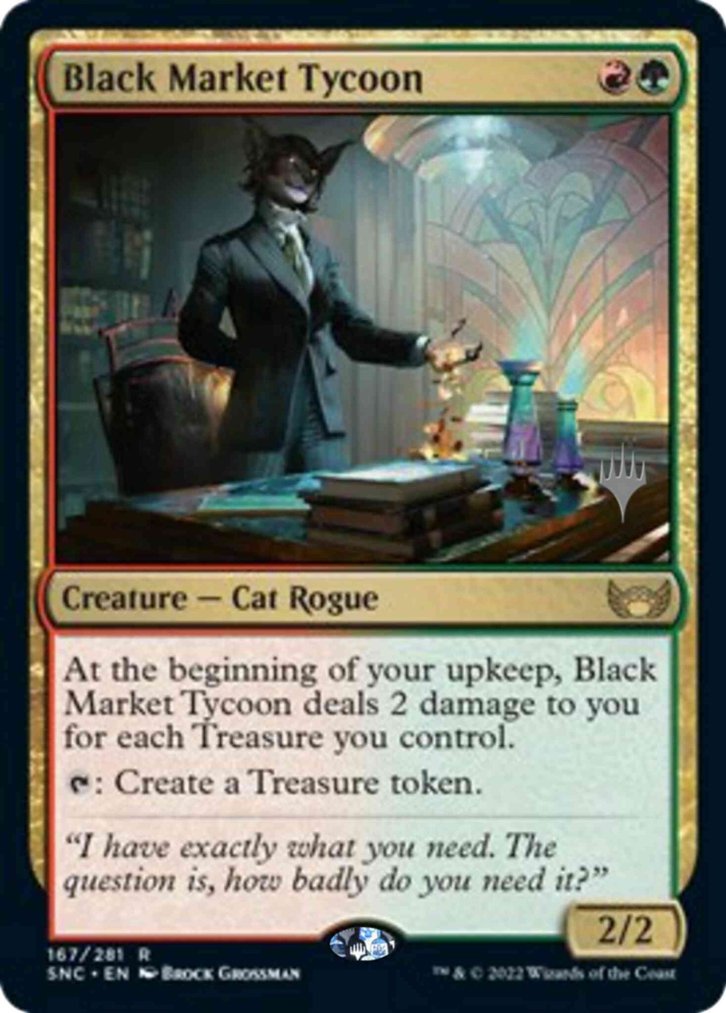 Black Market Tycoon [Promo Pack] [167p] [Streets of New Capenna: Promos] [Non-Foil]