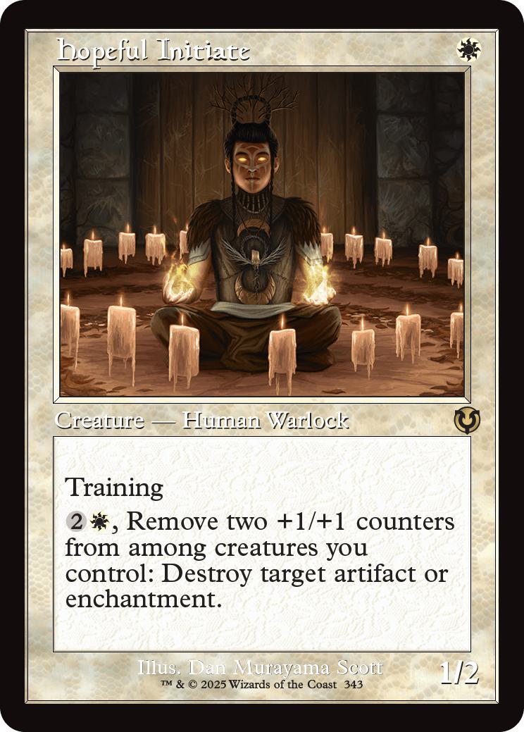 Hopeful Initiate [343] [Retro Frame] [Innistrad Remastered] [Non-Foil]