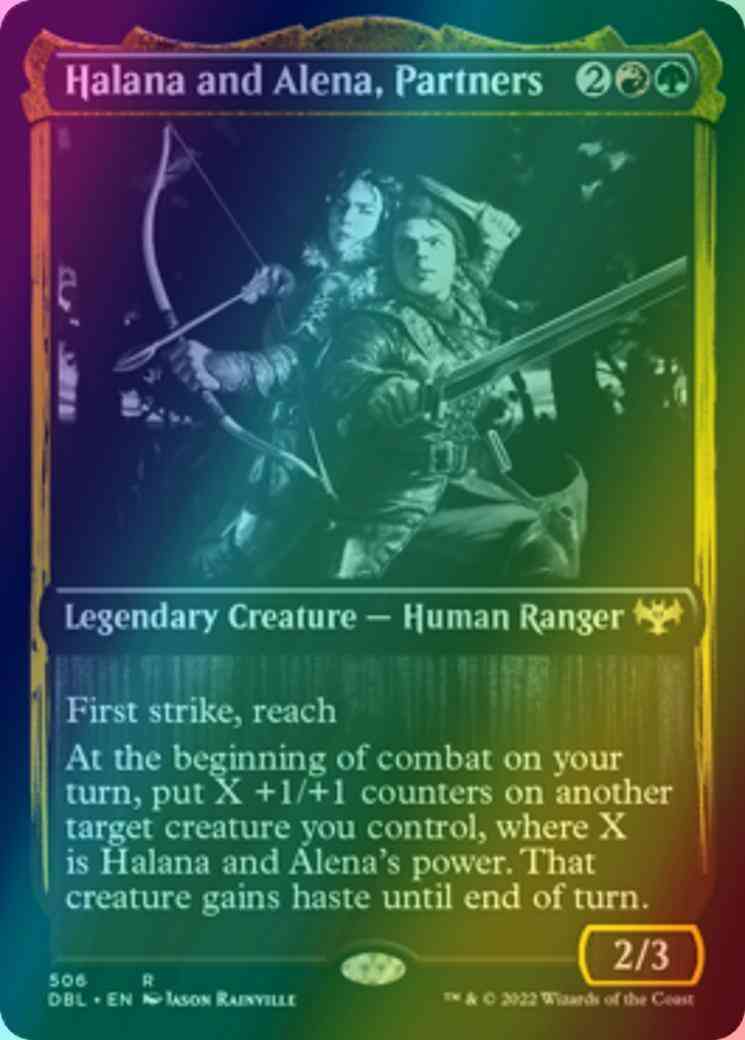 Halana and Alena, Partners [506] [Innistrad: Double Feature] [Foil]
