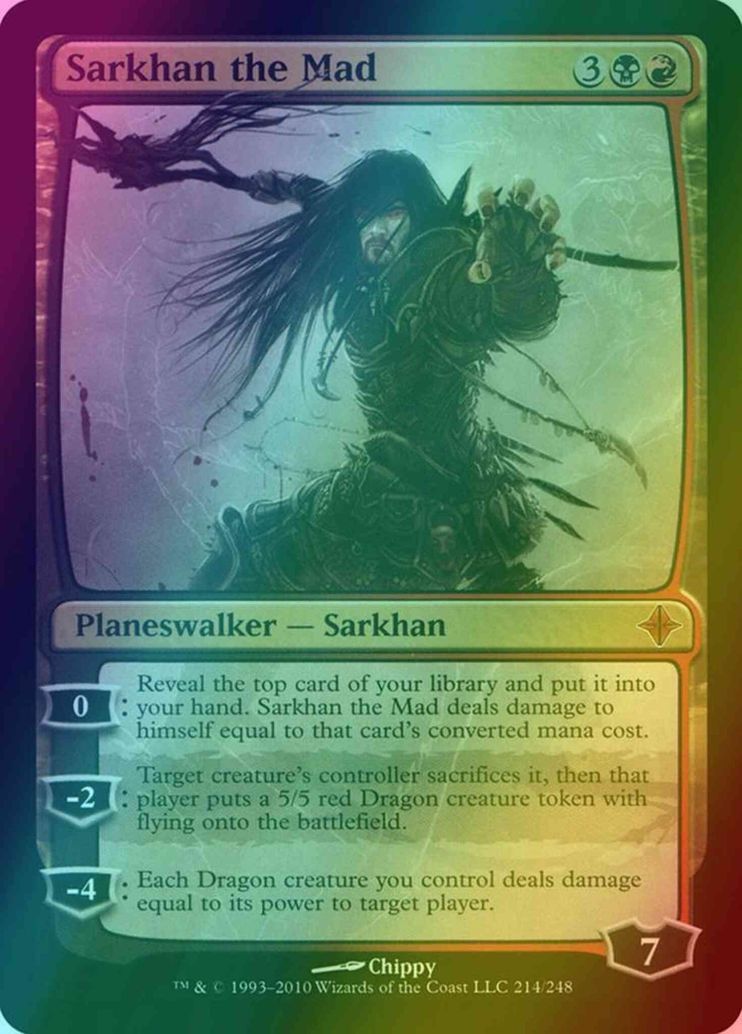 Sarkhan the Mad [214] [Rise Of The Eldrazi] [Foil]