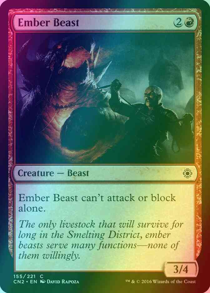 Ember Beast [155] [Conspiracy Take The Crown] [Foil]