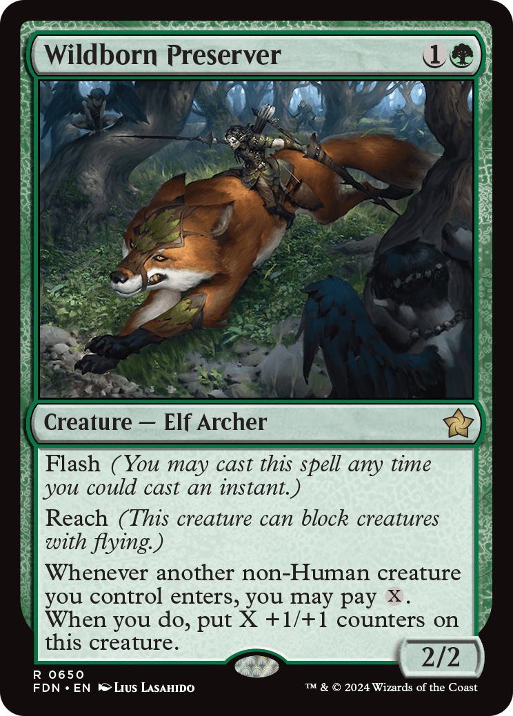 Wildborn Preserver [650] [Foundations] [Non-Foil]