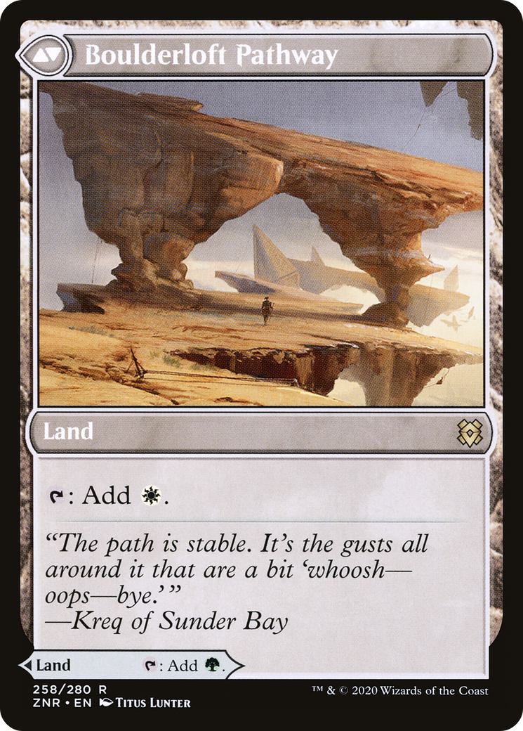 Branchloft Pathway // Boulderloft Pathway [ZNR-258] [The List] [Non-Foil]