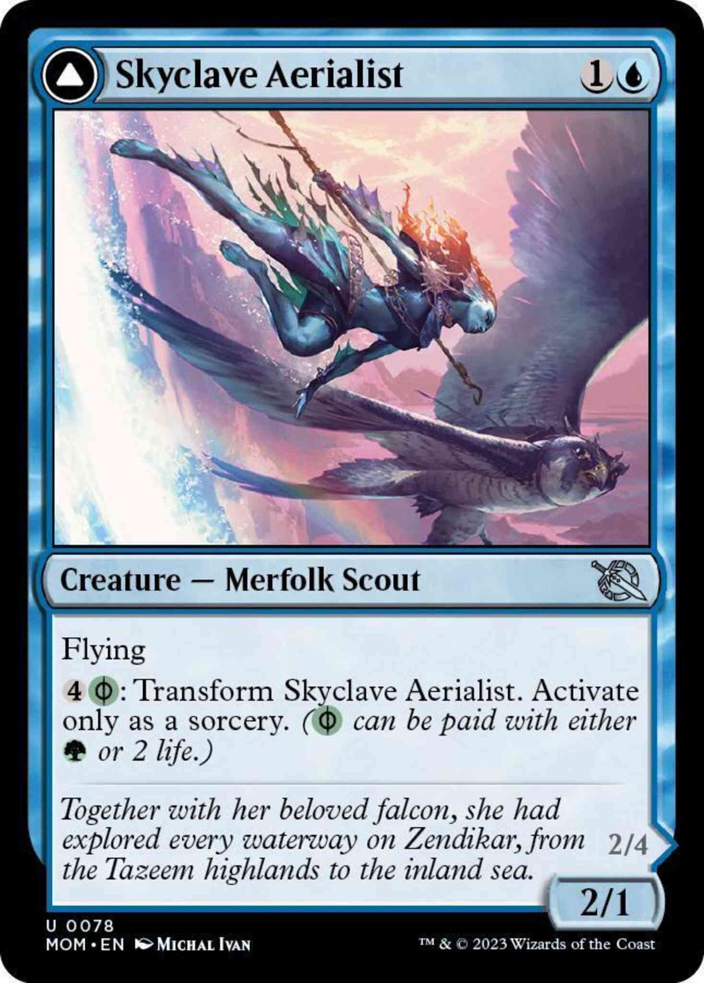 Skyclave Aerialist // Skyclave Invader [78] [March of the Machine] [Non-Foil]