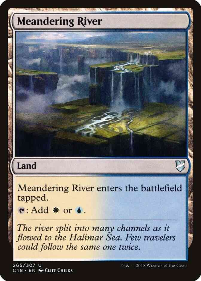 Meandering River [265] [Commander 2018] [Non-Foil]