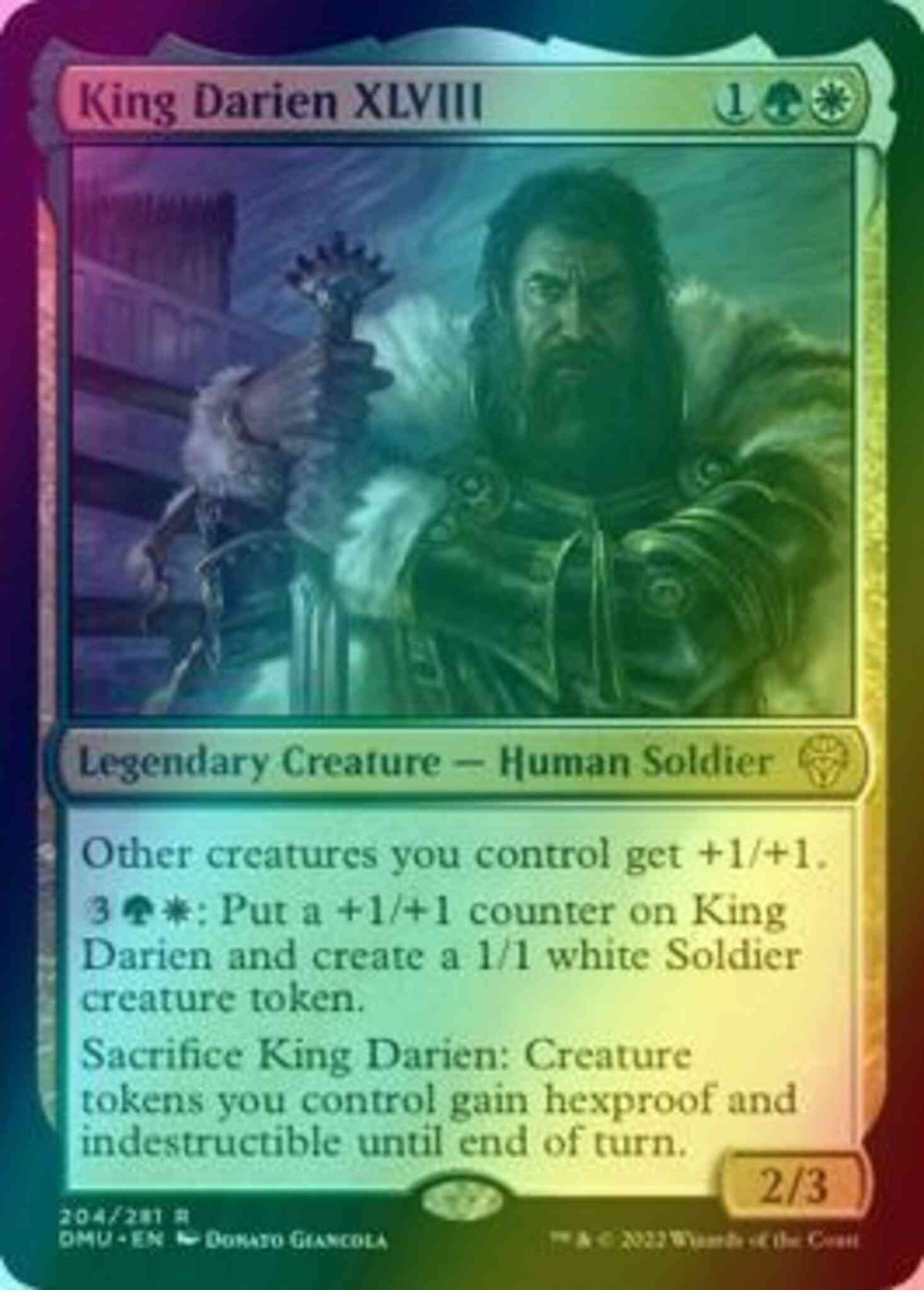 King Darien XLVIII [204] [Dominaria United] [Foil] – Face to Face
