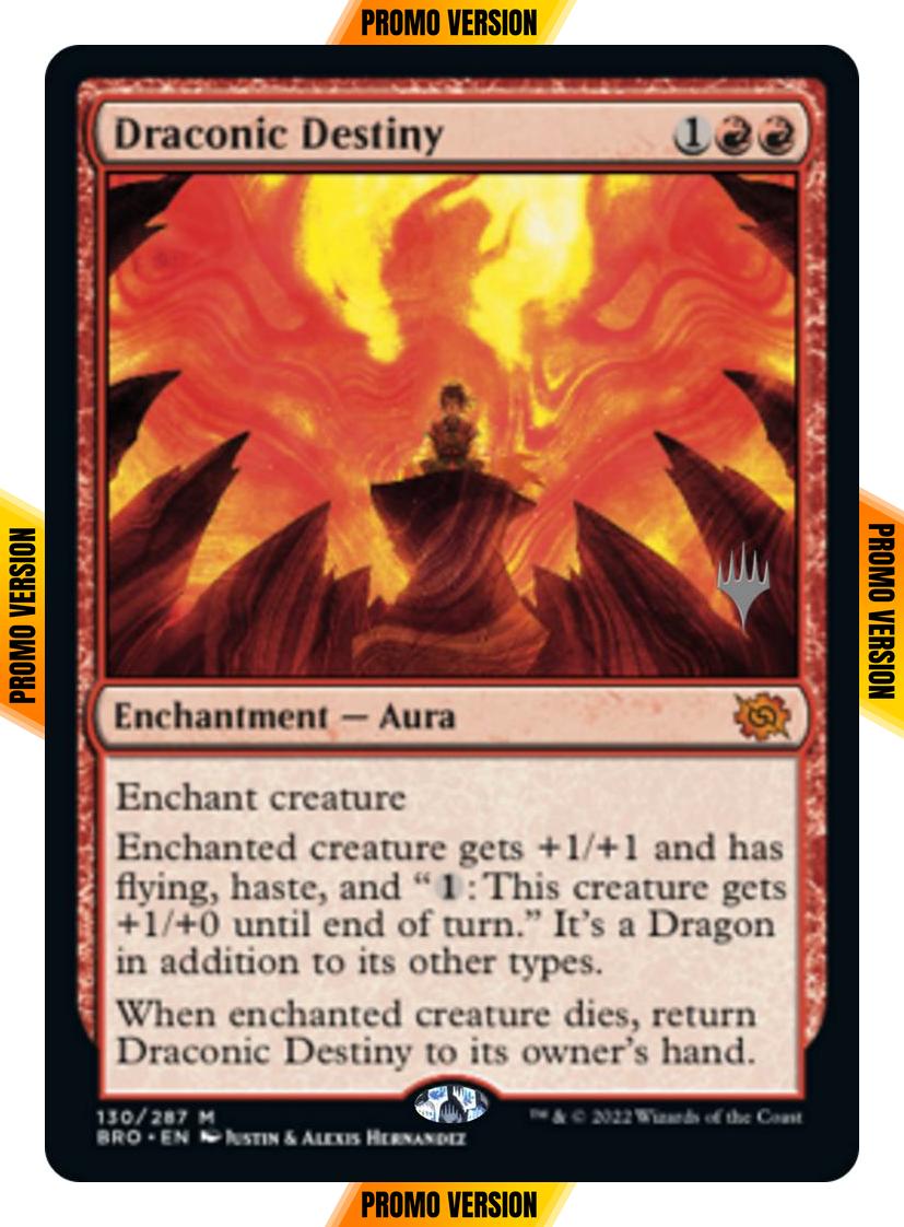 Draconic Destiny [130p] [Promo Pack] [The Brothers' War: Promos] [Non-Foil]