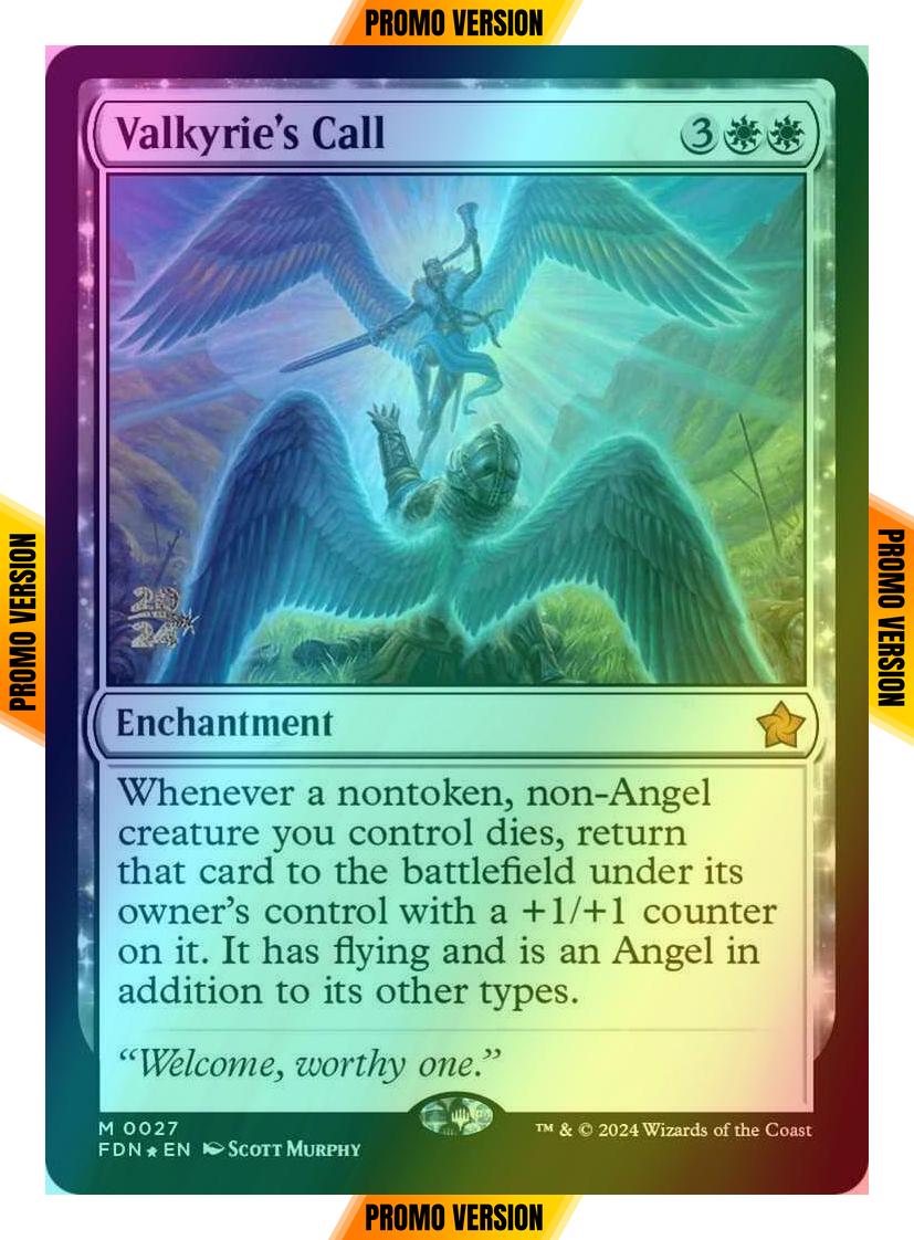 Valkyrie's Call [27s] [Prerelease] [Foundations: Promos] [Foil]