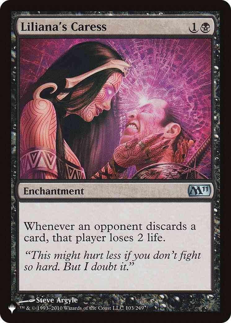 Liliana's Caress [M11-103] [The List] [Non-Foil]