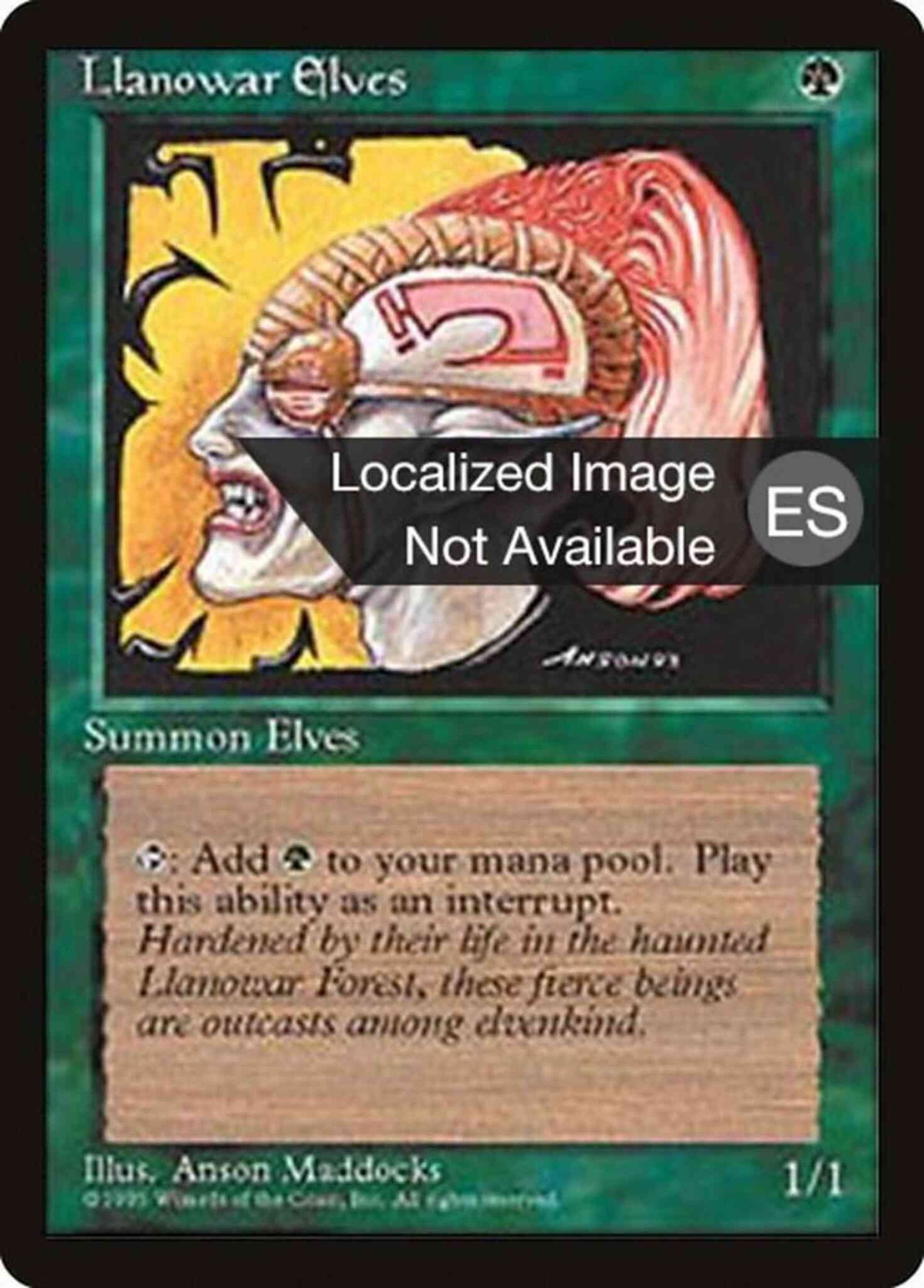 Llanowar Elves - Chinese [261] [Fourth Edition Black Border: Chinese] [Non-Foil]