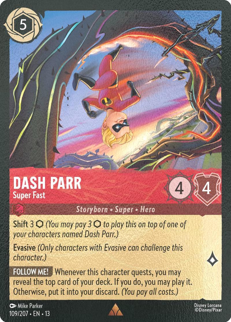 Dash Parr - Super Fast - 109/204 [Attack of the Vine!] [Cold Foil]