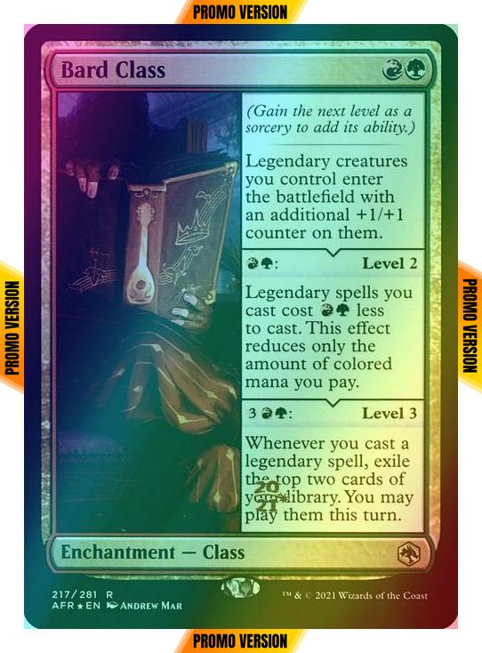 Bard Class [Prerelease] [217s] [Adventures in the Forgotten Realms Promos] [Foil]