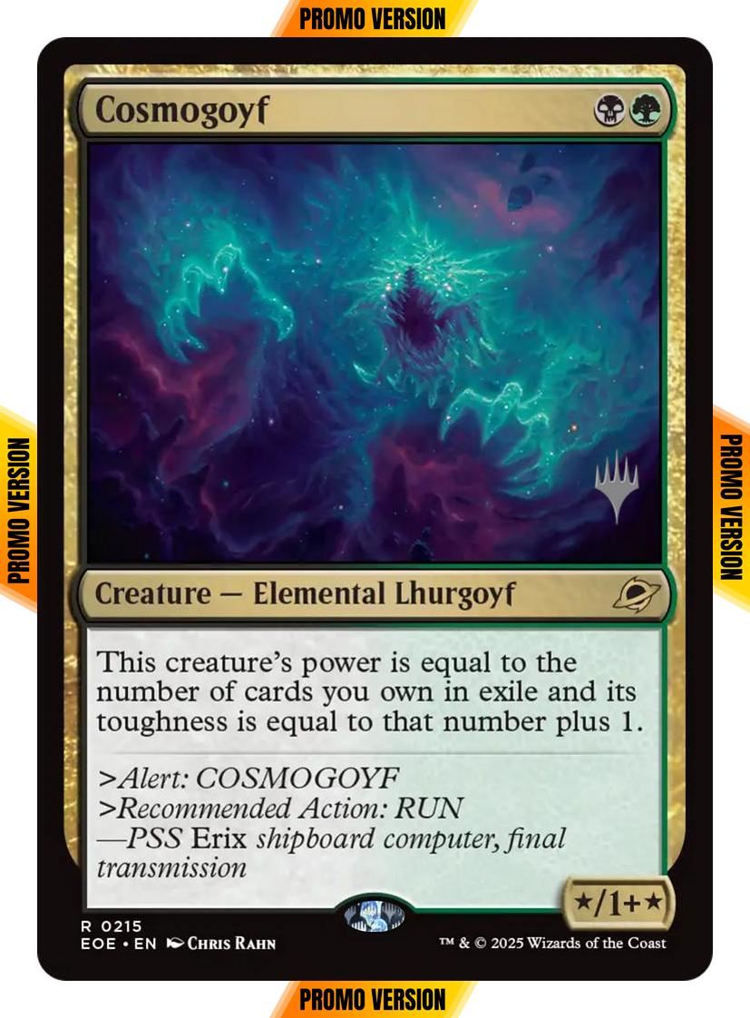 Cosmogoyf [215p] [Promo Pack] [Edge of Eternities: Promos] [Non-Foil]