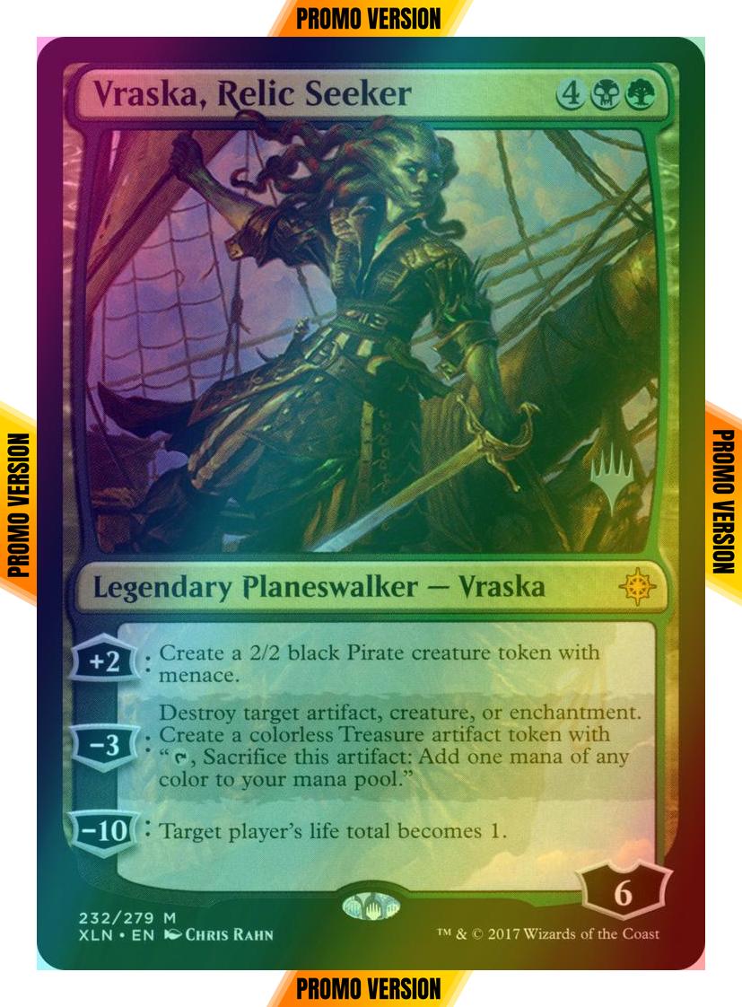 Vraska, Relic Seeker [232p] [Promo Pack] [Ixalan Promos] [Foil]