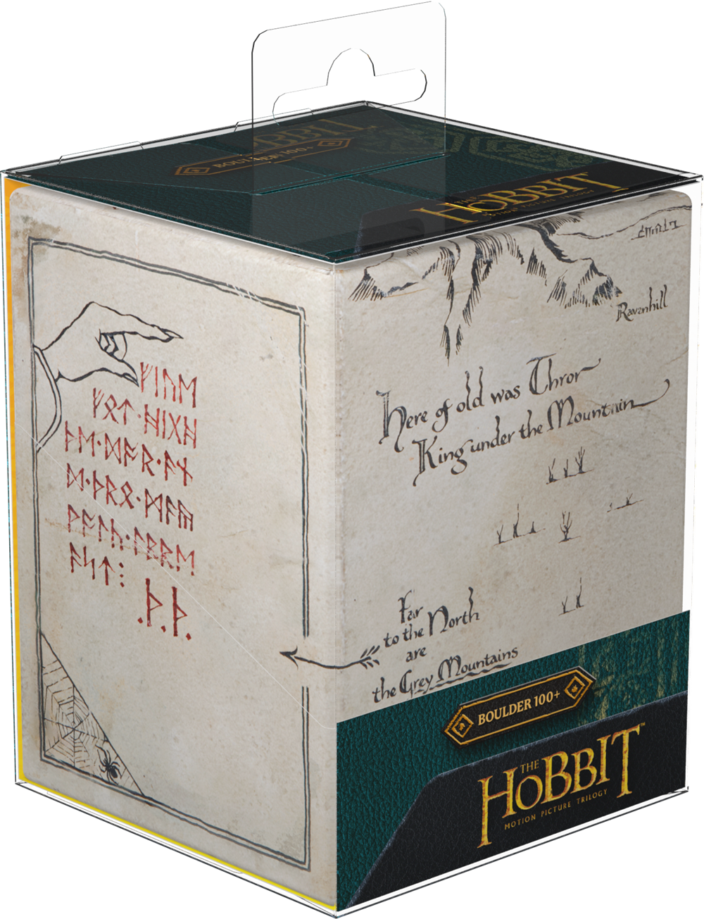 Ultimate Guard MTG Boulder Deck Case - 100+ - The Hobbit - Thrór's Map