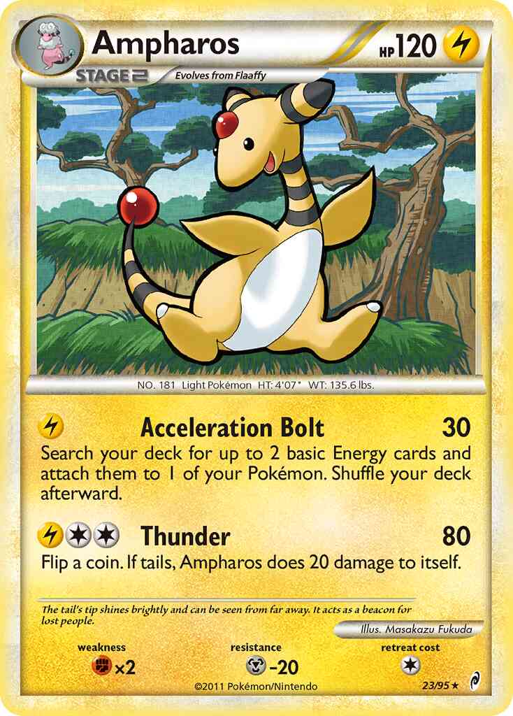 Ampharos - 23/95 - Rare [col1-23] [Non-Holo]