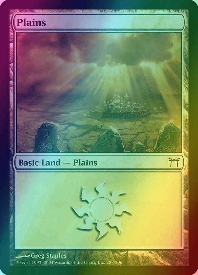 Plains [288] [Champions of Kamigawa] [Foil]