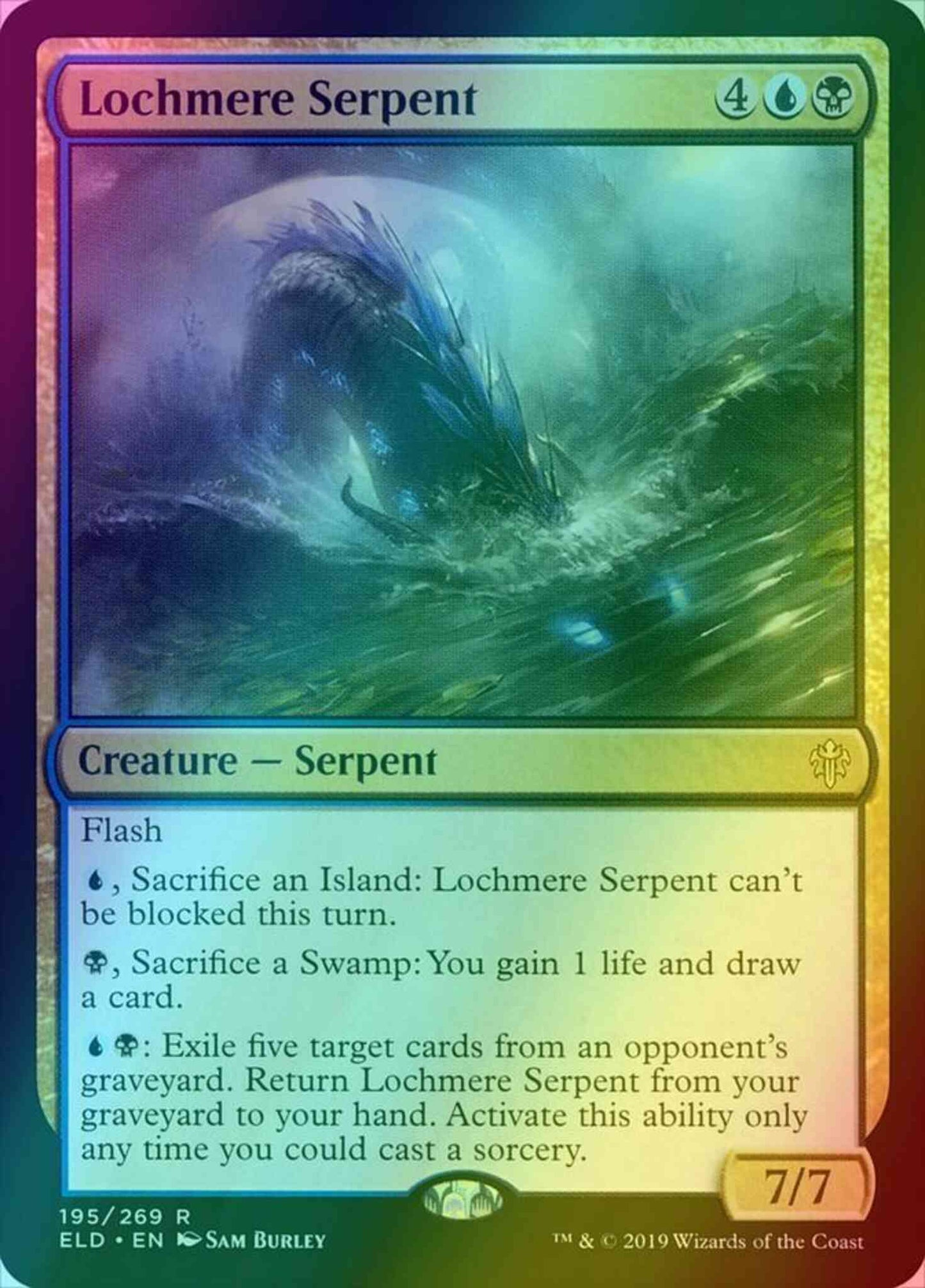 Lochmere Serpent [195] [Throne of Eldraine] [Foil]