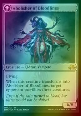 Voldaren Pariah // Abolisher of Bloodlines [111s] [Eldritch Moon Promos] [Foil]