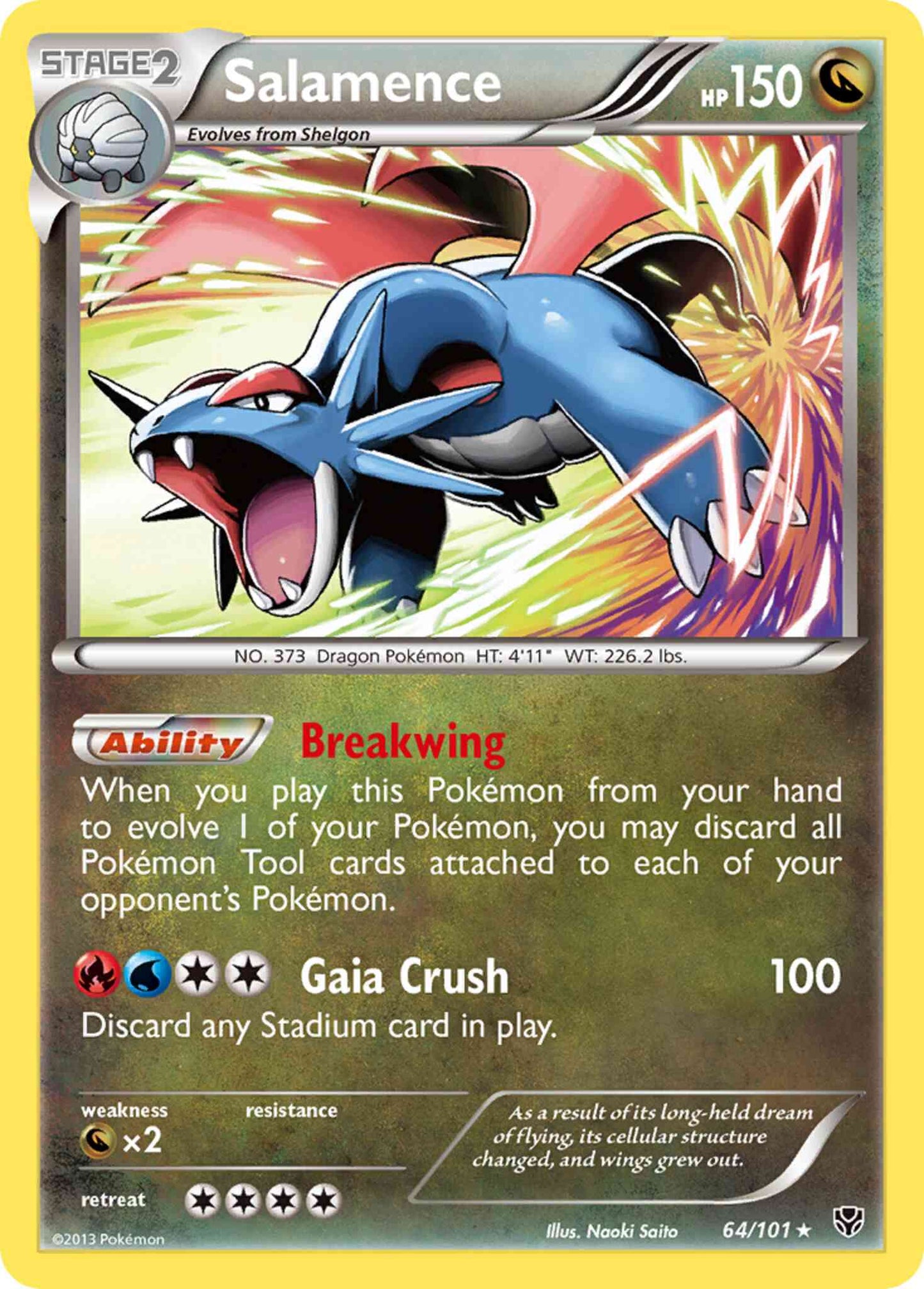 Salamence - 64/101 - Rare Holo [bw10-64] [Holo]