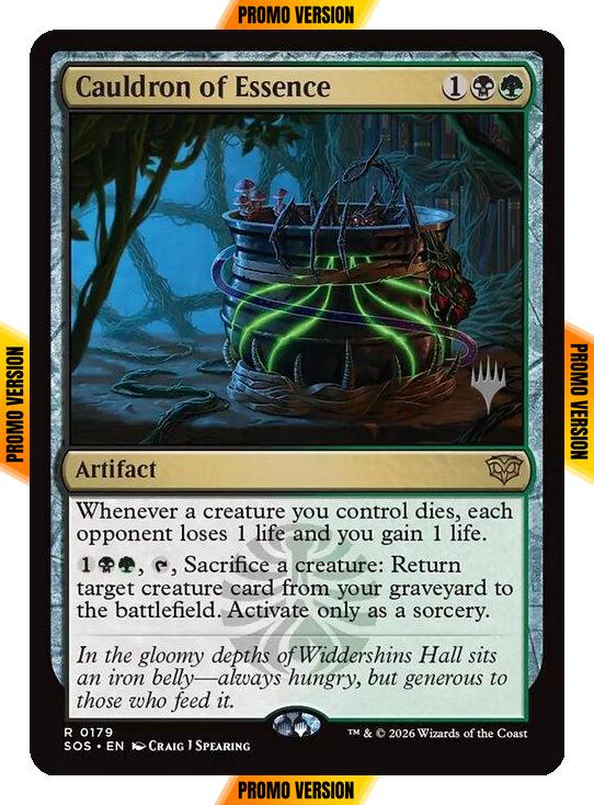 Cauldron of Essence [179p] [Promo Pack] [Secrets of Strixhaven Promos] [Non-Foil]