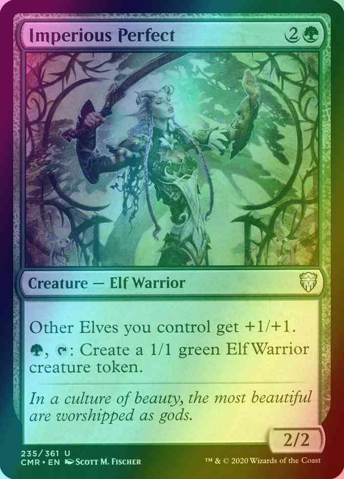 Imperious Perfect [235] [Commander Legends] [Foil]