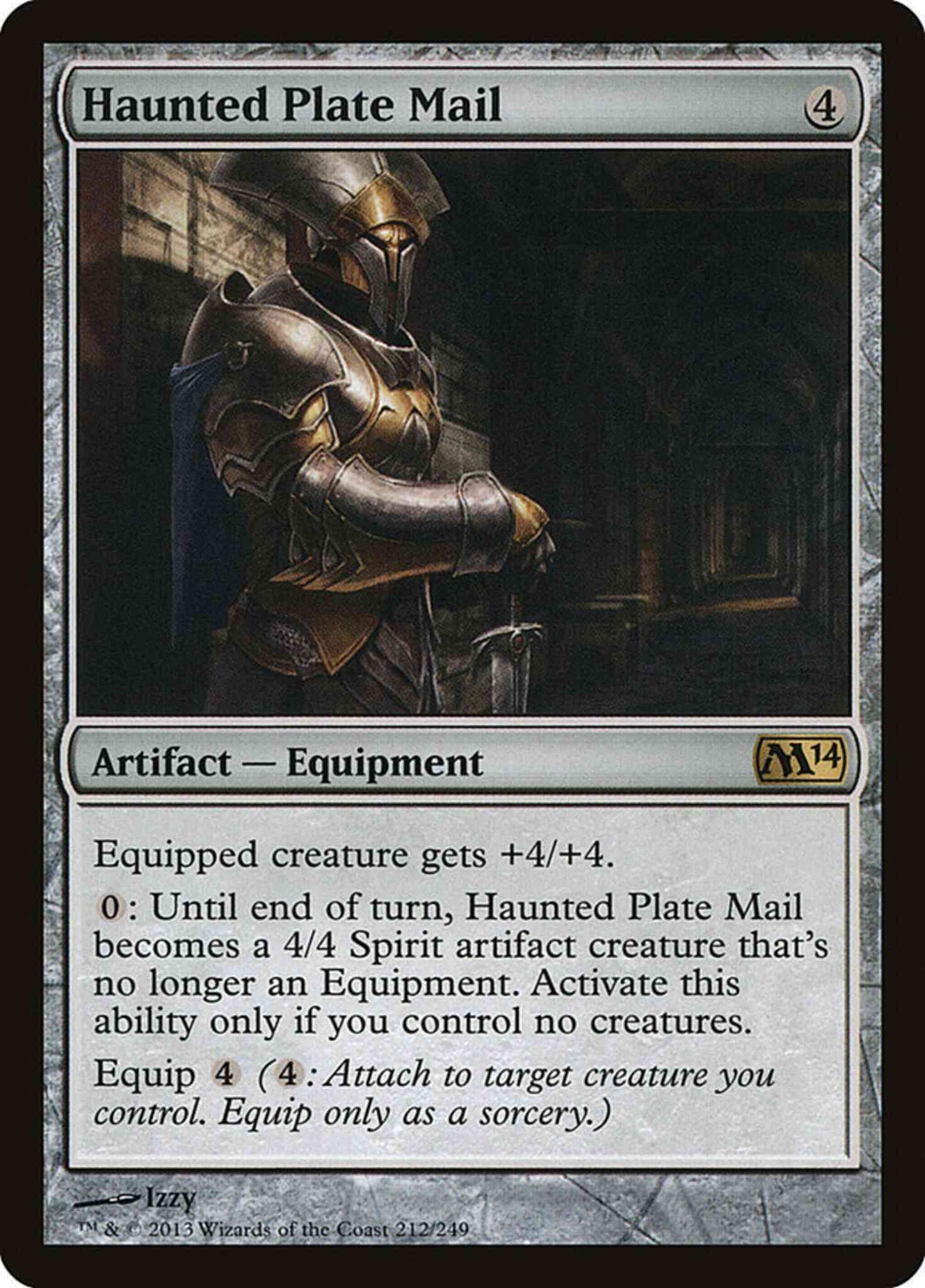 Haunted Plate Mail [212] [Magic 2014] [Non-Foil]
