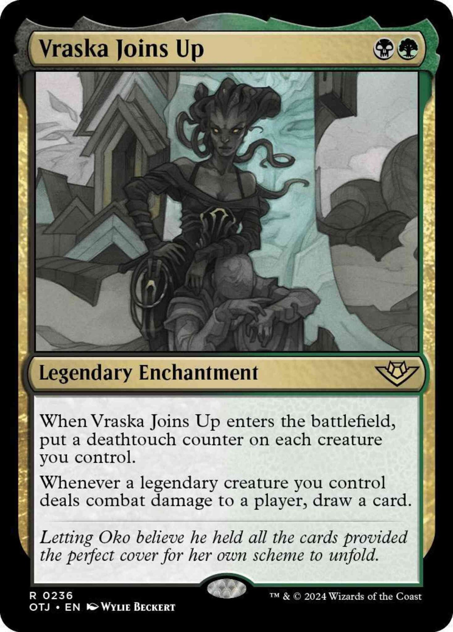 Vraska Joins Up [236] [Outlaws of Thunder Junction] [Non-Foil]