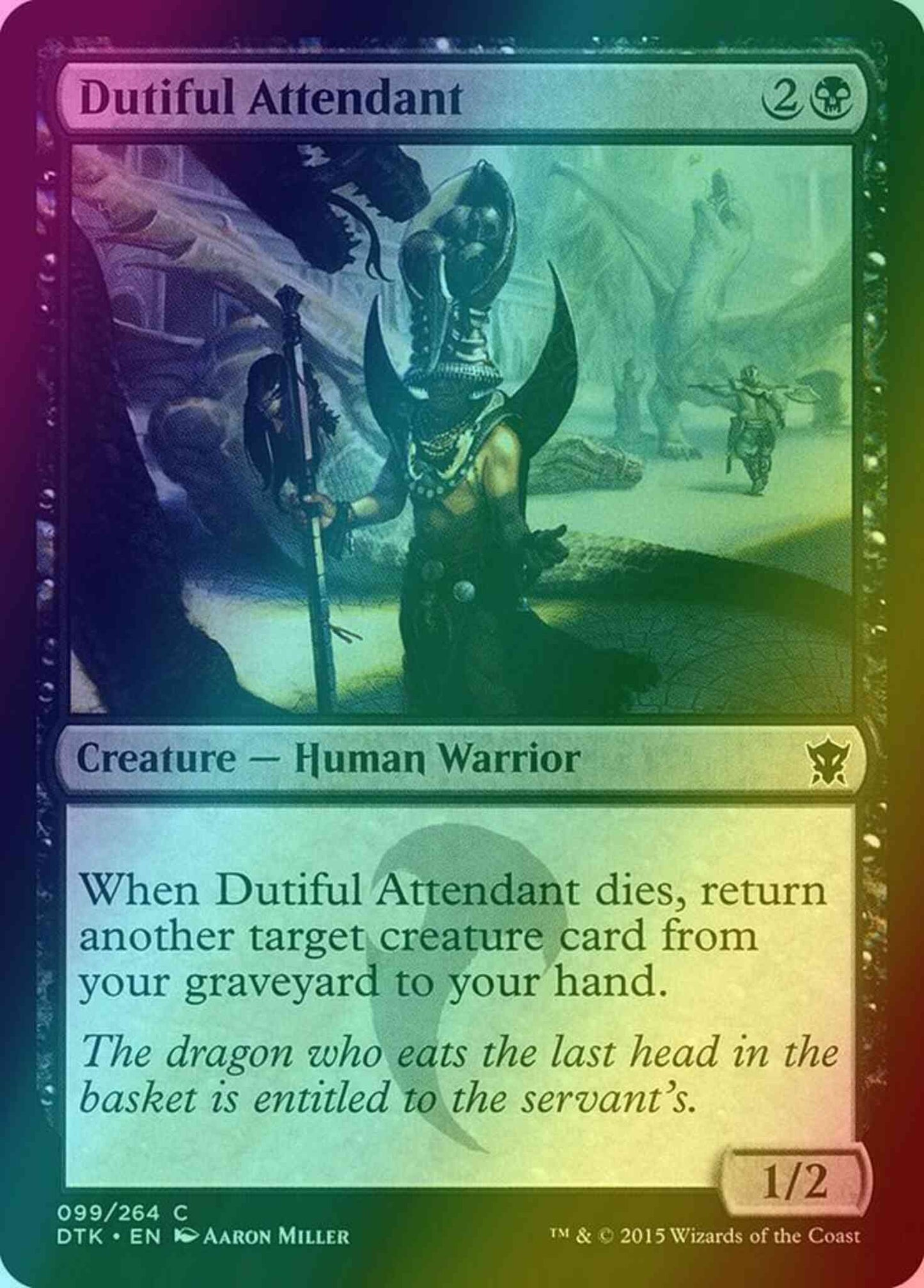 Dutiful Attendant [99] [Dragons Of Tarkir] [Foil]