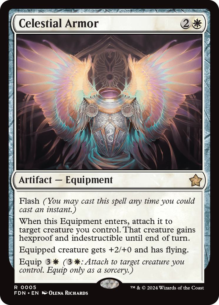 Celestial Armor [5] [Foundations] [Non-Foil]