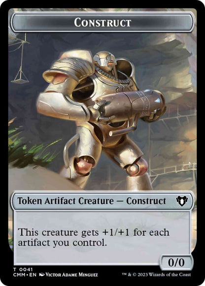 Construct Token (41) // Treasure Token (48) [Commander Masters: Tokens] [Non-Foil]