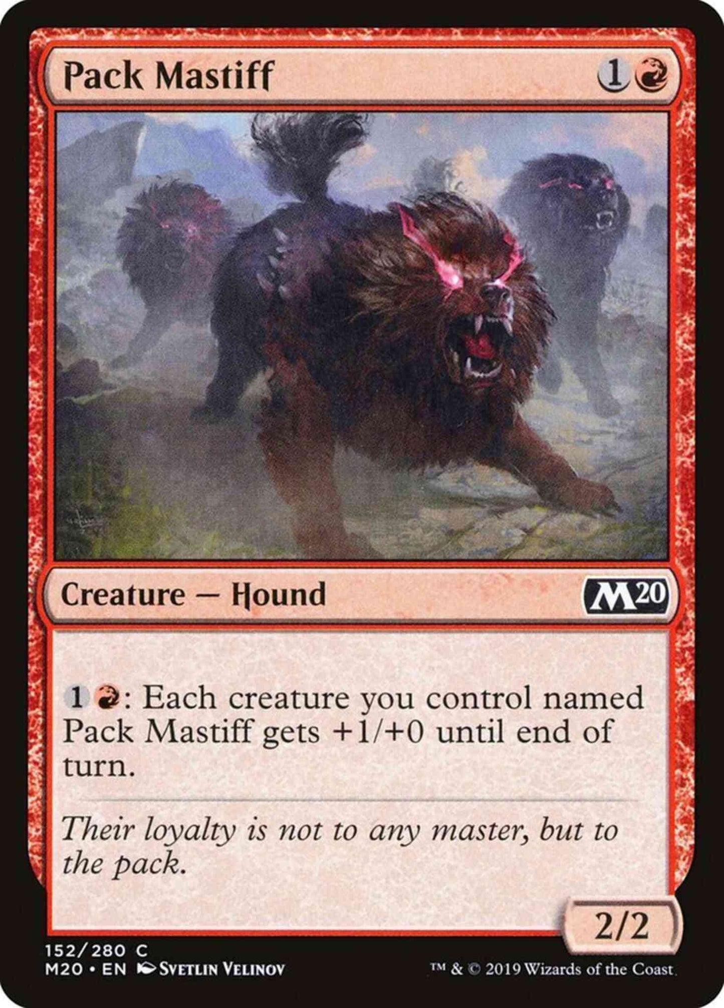 Pack Mastiff [152] [Core Set 2020] [Non-Foil]