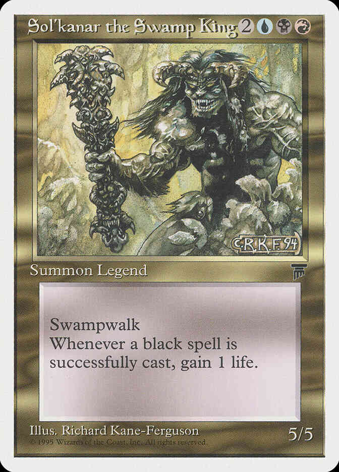 Sol'kanar the Swamp King - Japanese [85] [Japanese Chronicles] [Non-Foil]