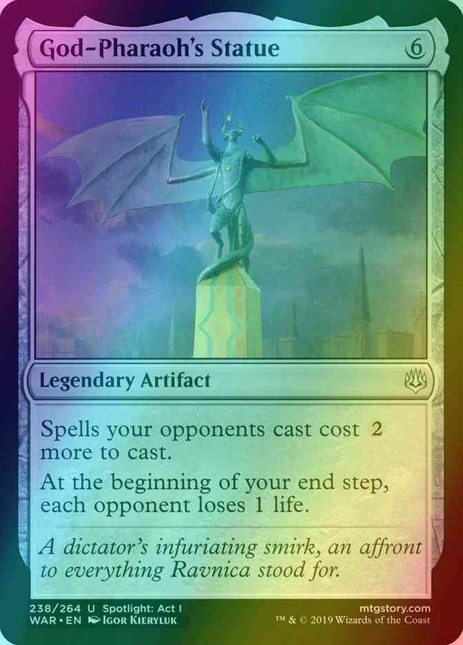 God-Pharaoh's Statue [238] [War of the Spark] [Foil]