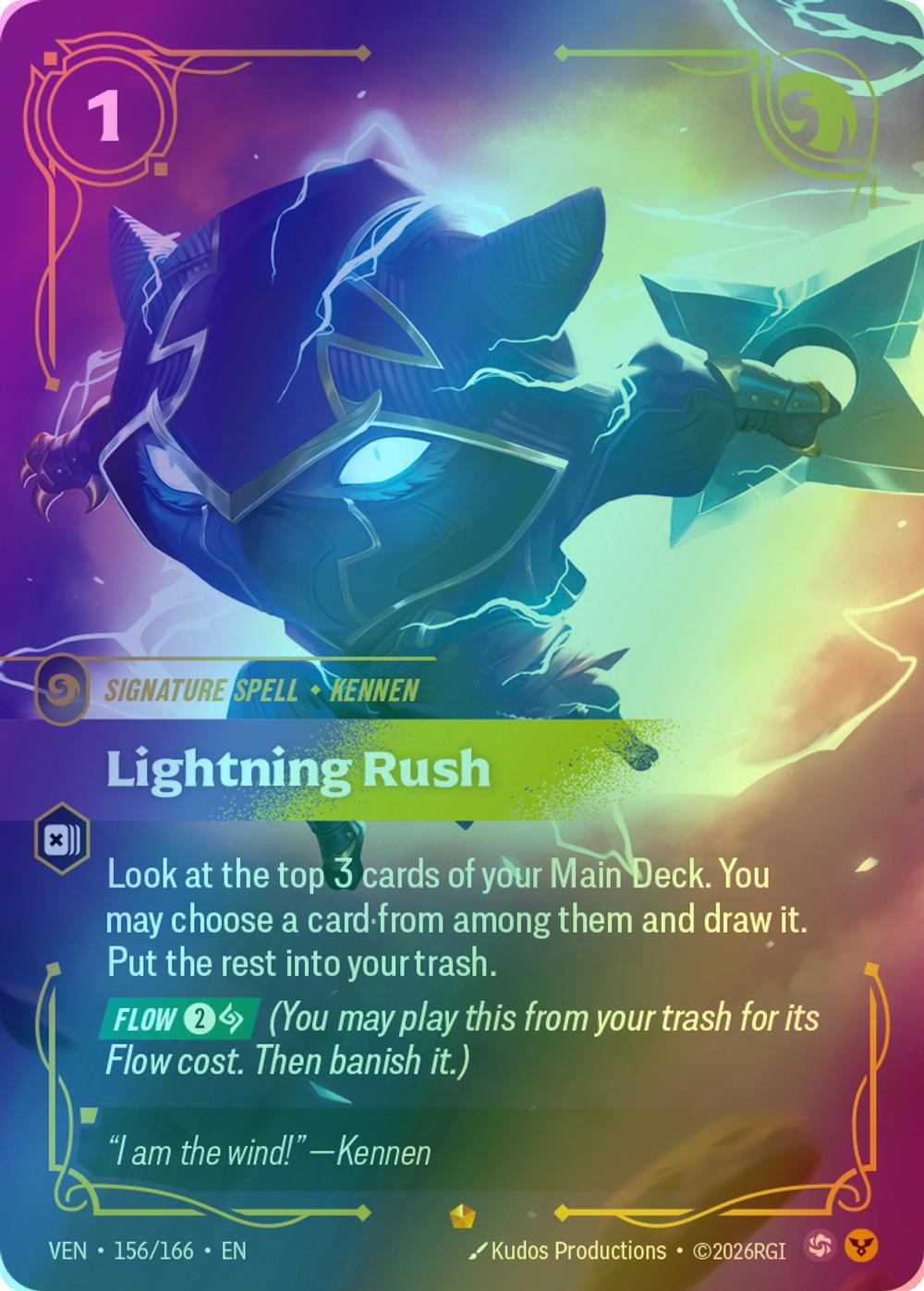 Lightning Rush - 156/166 [Vendetta] [Foil]