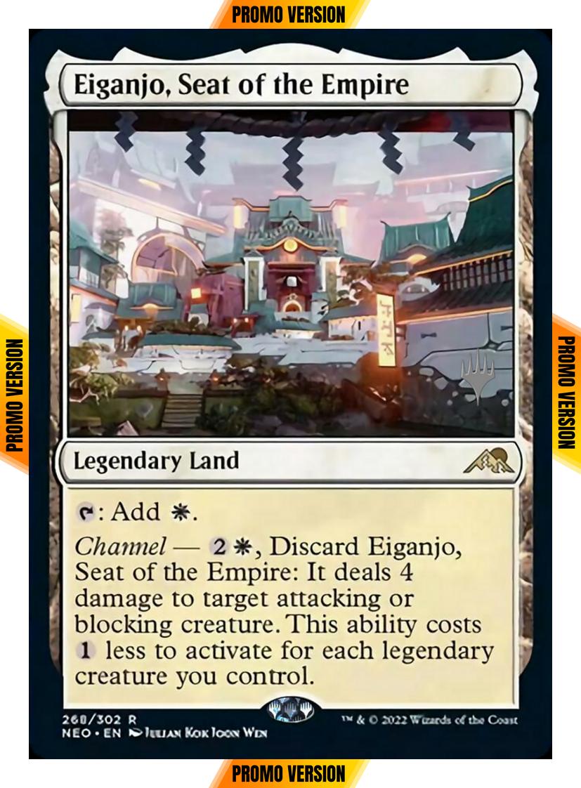 Eiganjo, Seat of the Empire [Promo Pack] [268p] [Kamigawa: Neon Dynasty: Promos] [Non-Foil]