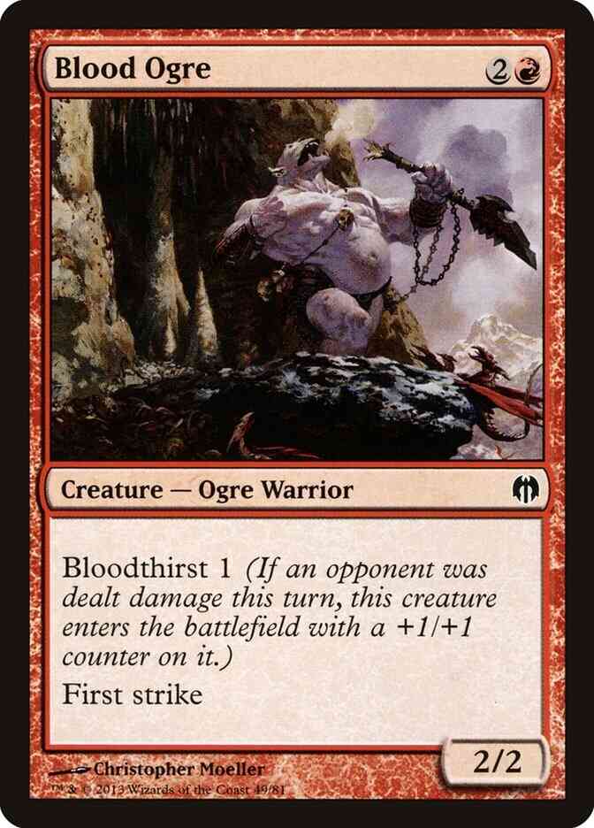 Blood Ogre [49] [Duel Decks Heroes vs Monsters] [Non-Foil]
