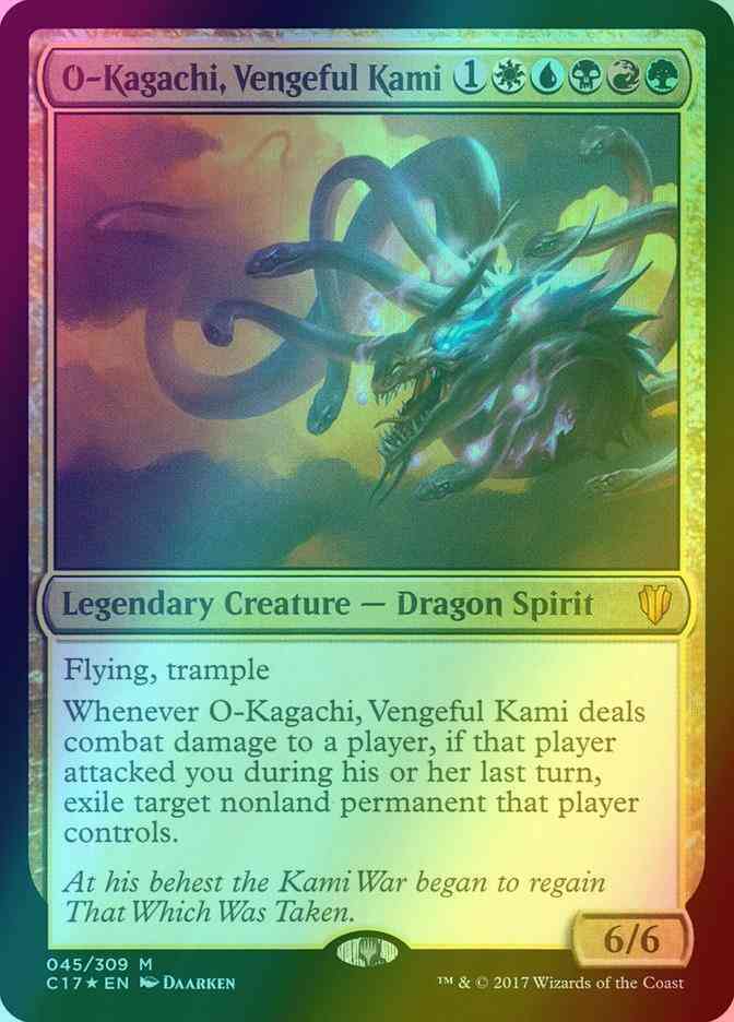 O-Kagachi, Vengeful Kami [45] [Commander 2017] [Foil]