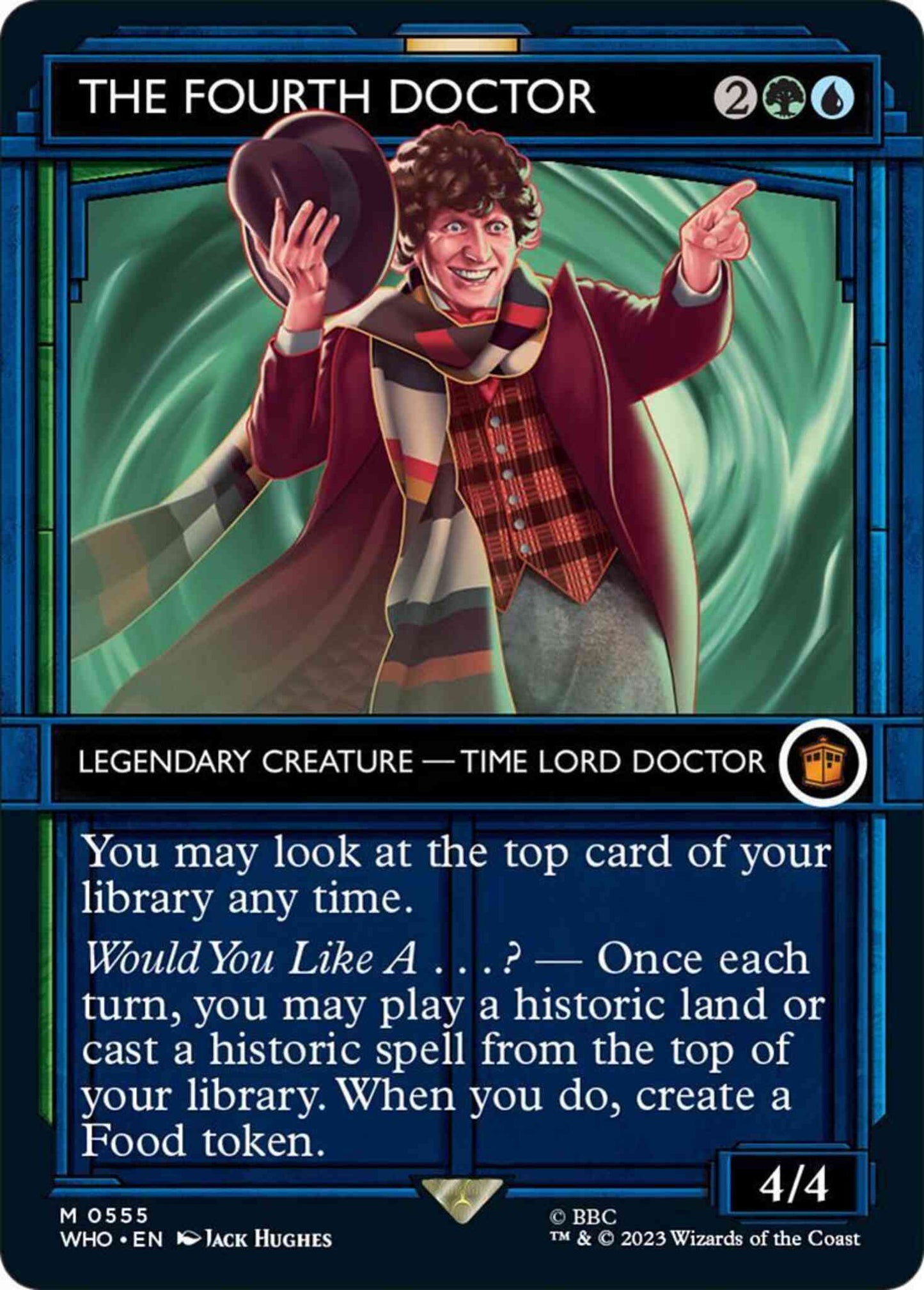 The Fourth Doctor [555] [TARDIS Showcase] [Universes Beyond: Doctor Who] [Non-Foil]